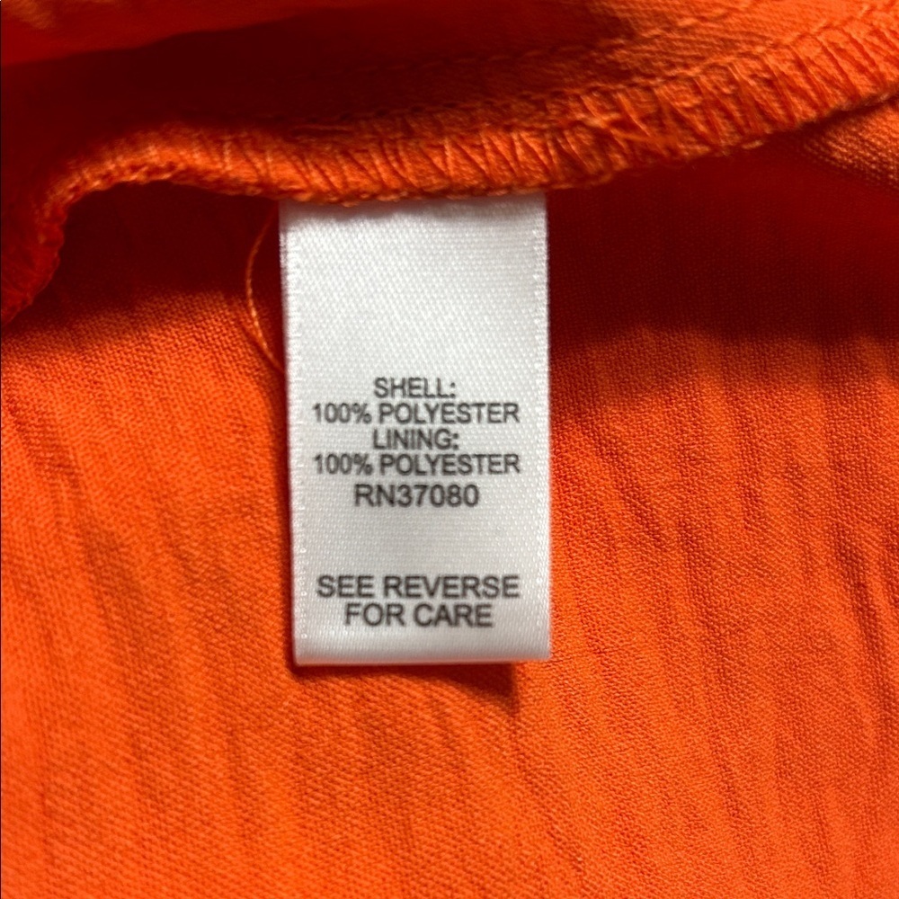 Cato Sleeveless Orange Layered Top - Picture 6 of 10